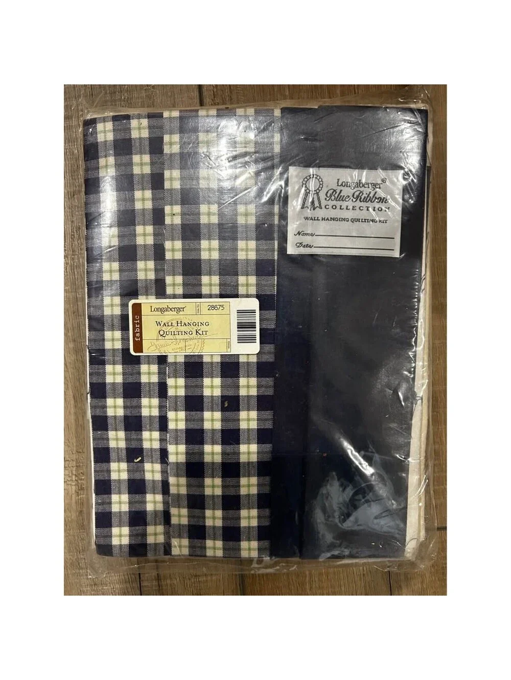 Longaberger Basket Wall Hanging & Pillow Blue Ribbon Quilting Kits NEW